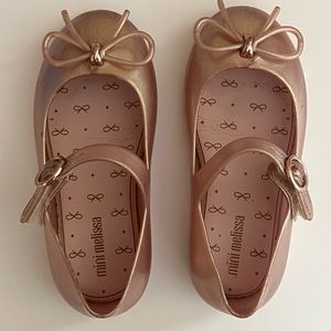 Mini Melissa Sweet Love pink toddler shoes